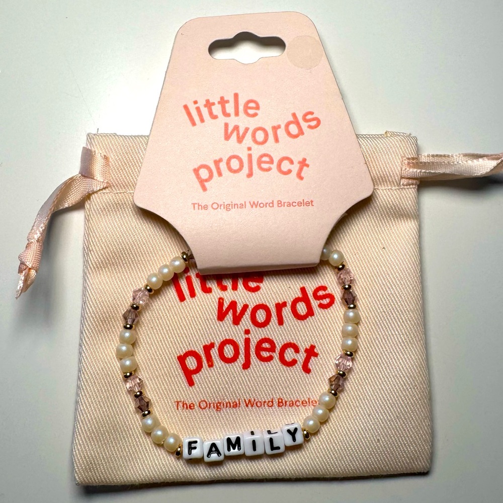 Little Words Project “FAMILY” Beaded Bracelet | Original Word Bracelet